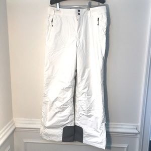Lands End Womens Ski Pant Size M (10-12) White